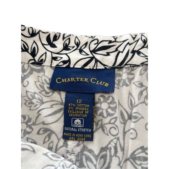 Charter Club capri pants size 12 made in Hong Kong - Picture 5 of 6